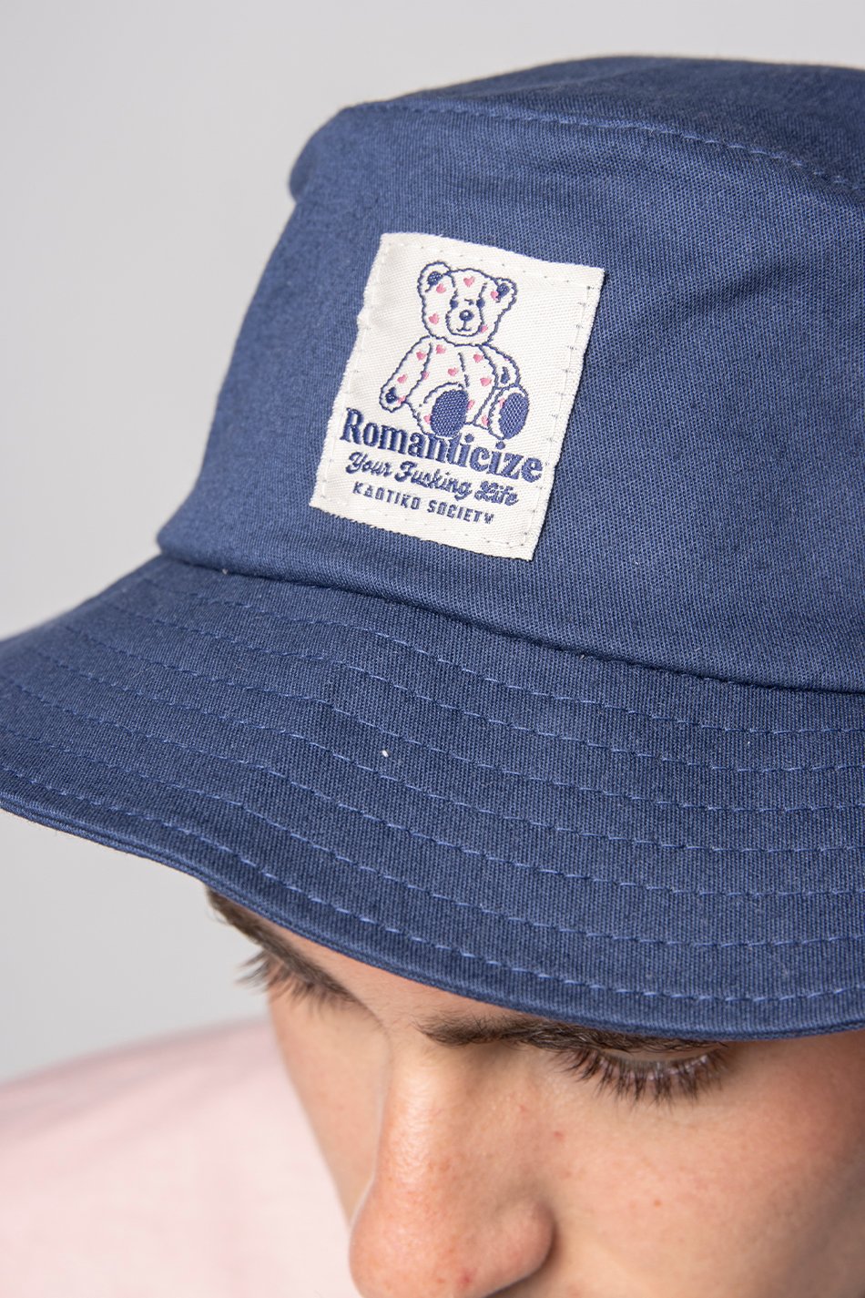 Bucket Washed Loving Bear Navy