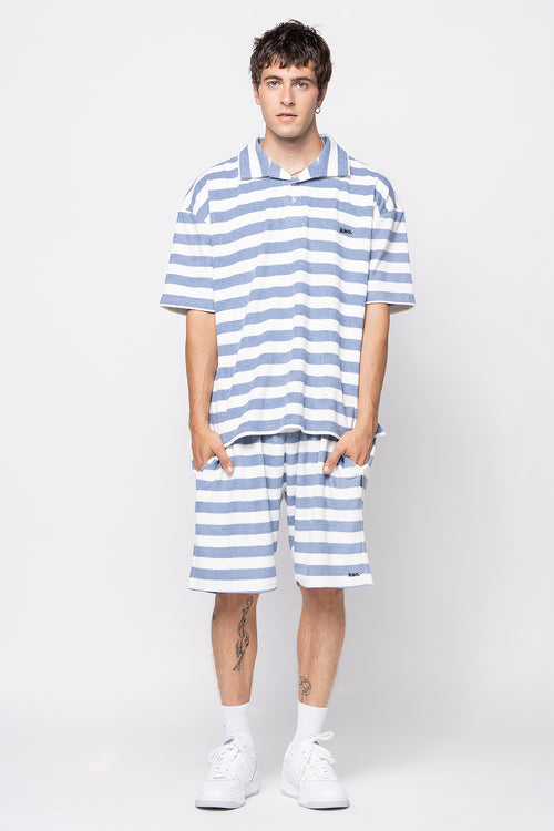 Polo Towell Stripe Blue / White