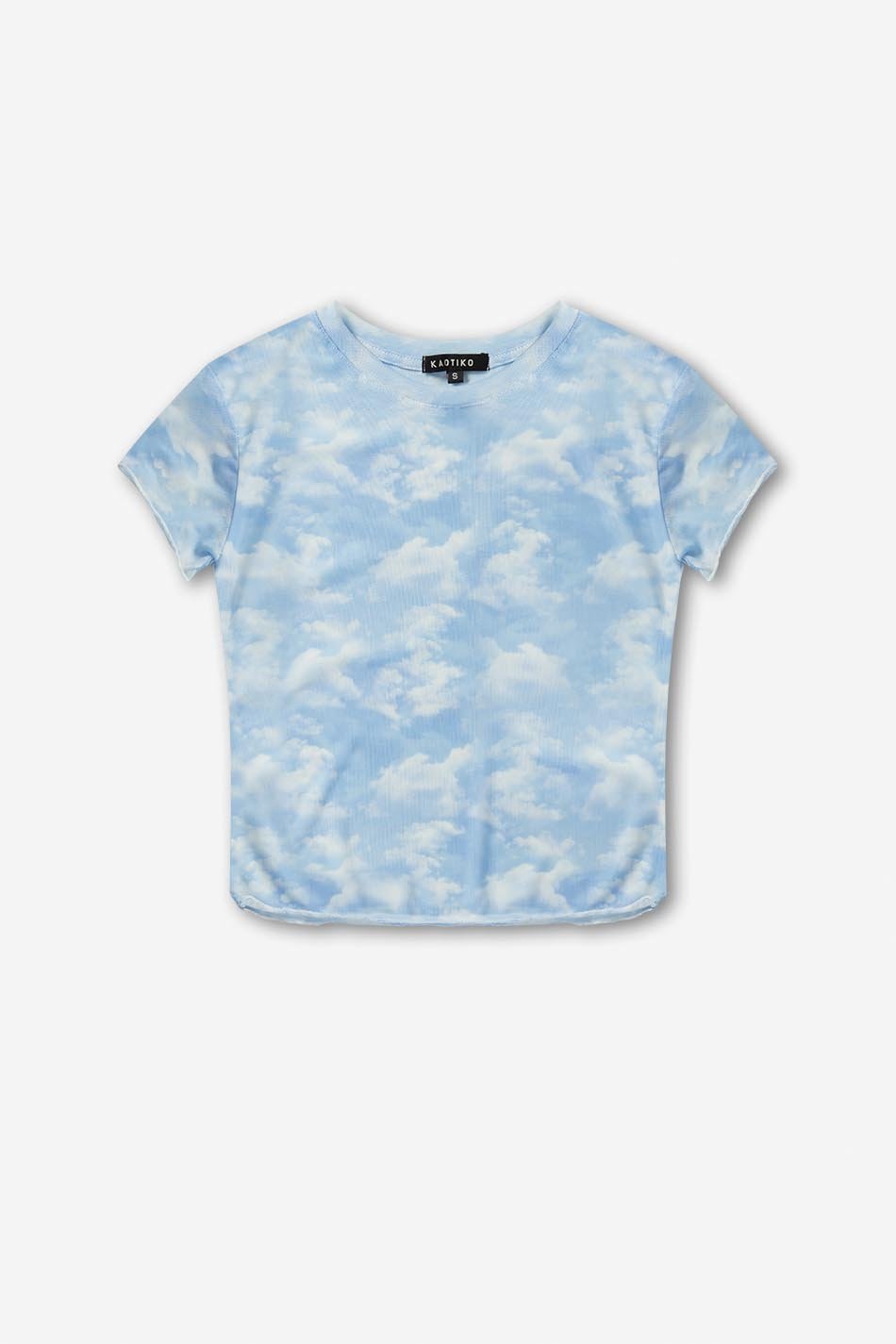 Blue Clouds Tüll T-Shirt