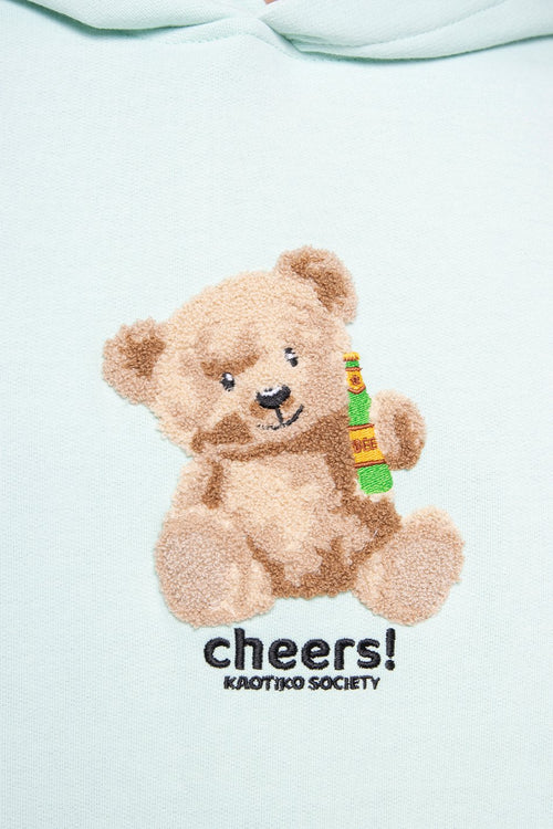 Bear Cheers Sweatshirt in Wassergrün