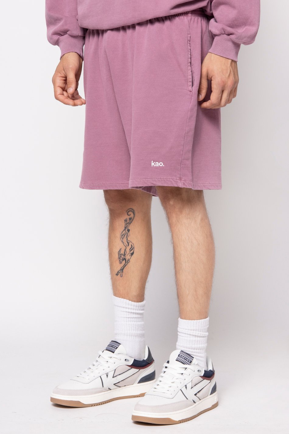 Washed Daylen Burgundy Bermudashorts