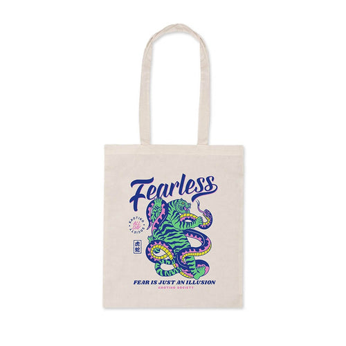 Stofftasche Fearless Elfenbein