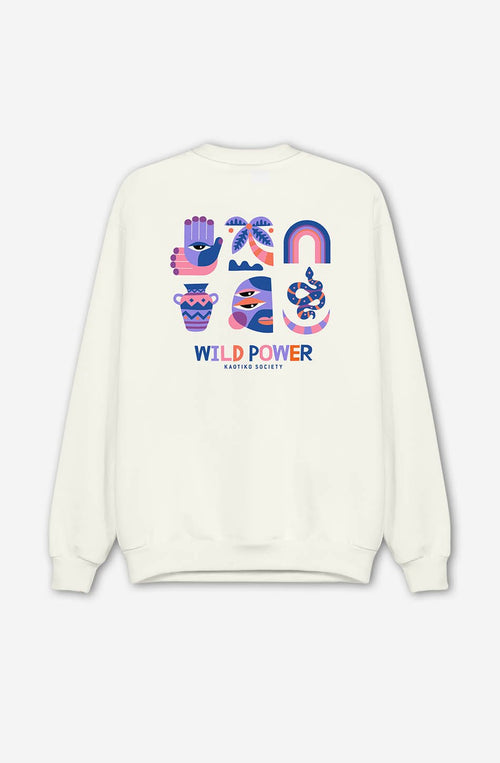 Sweatshirt Wild Power Organic Cotton