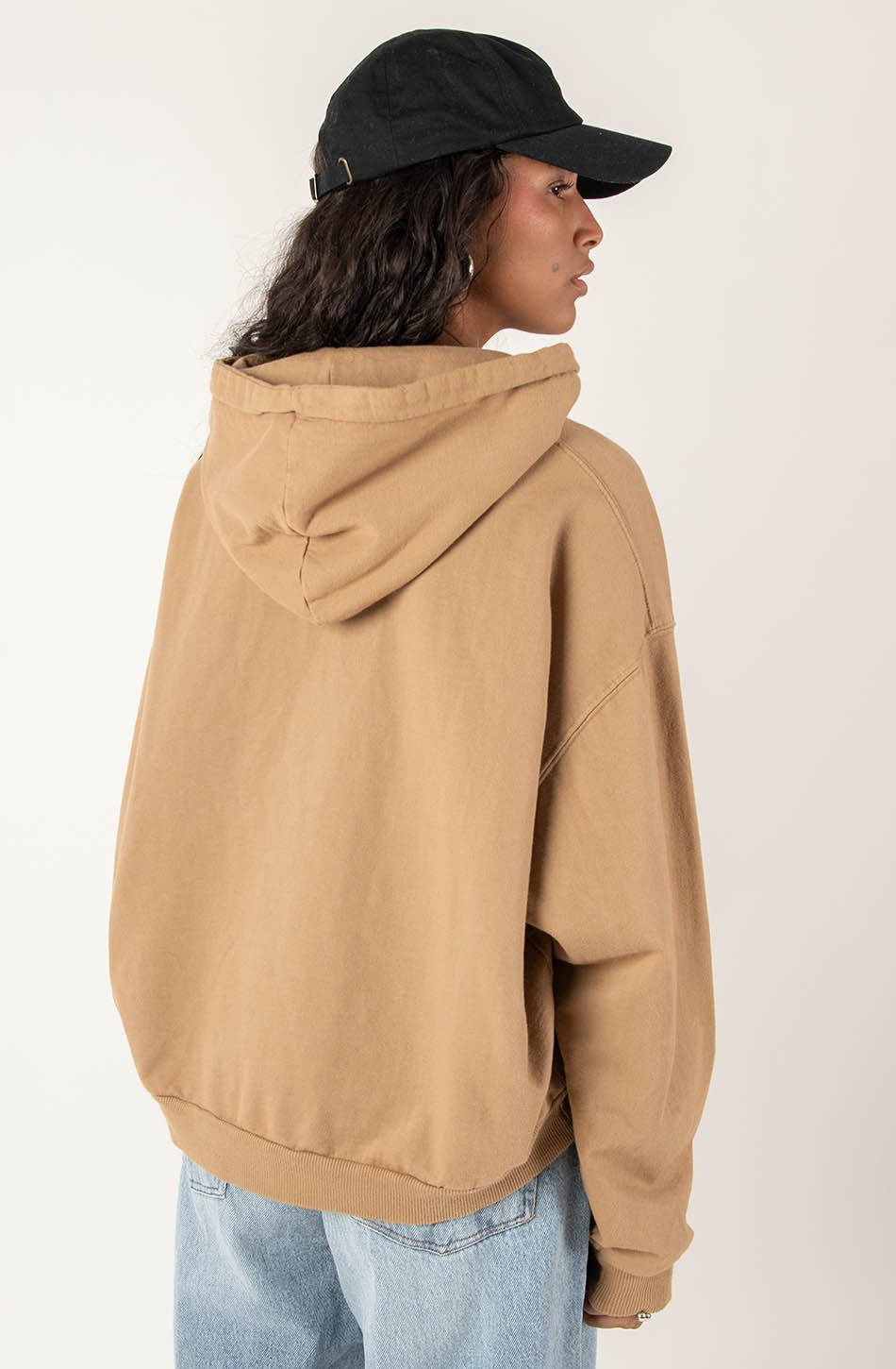 Sweatshirt Washed Fabien Hazelnut