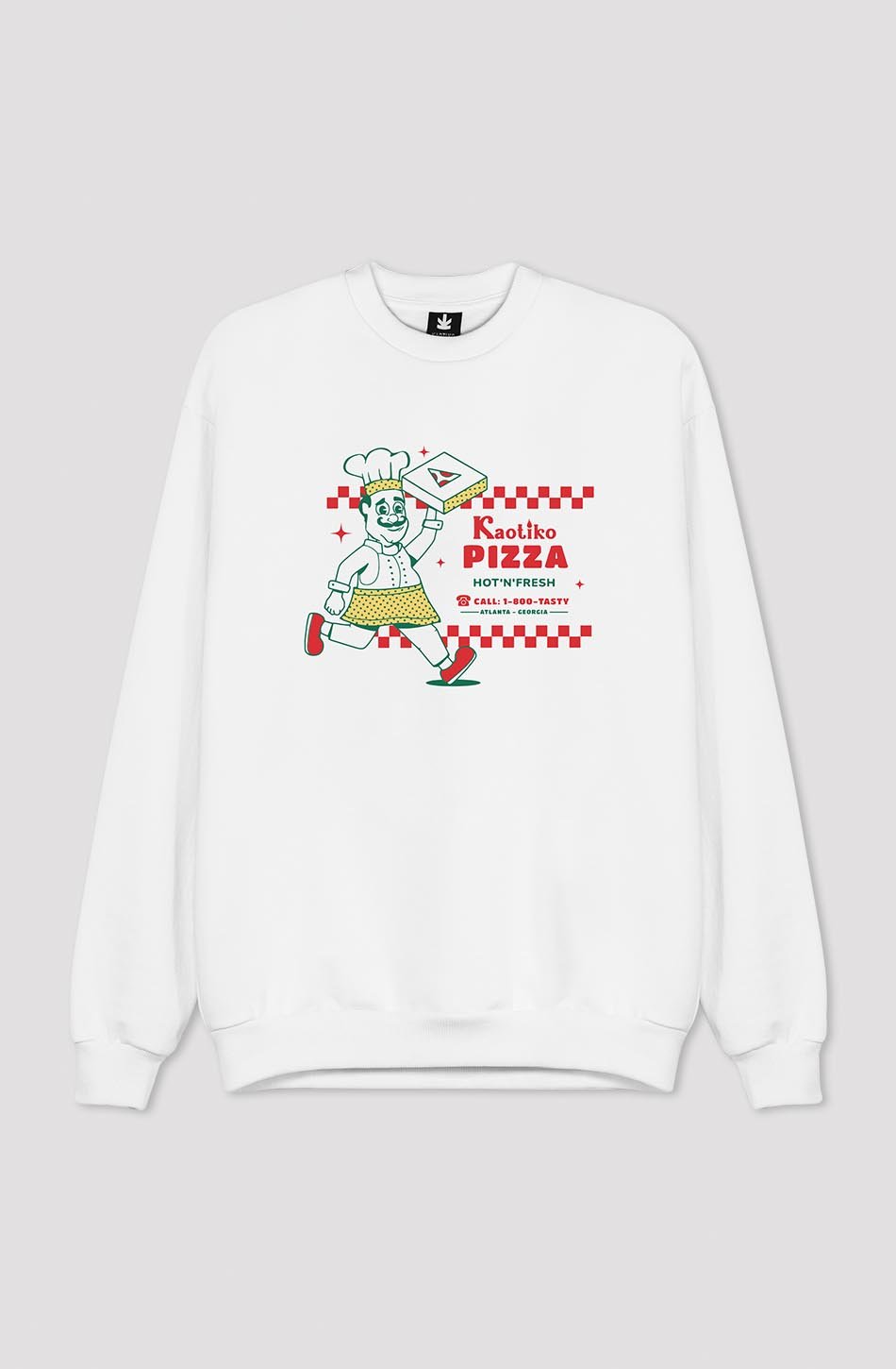 White Hot Pizza Sweatshirt