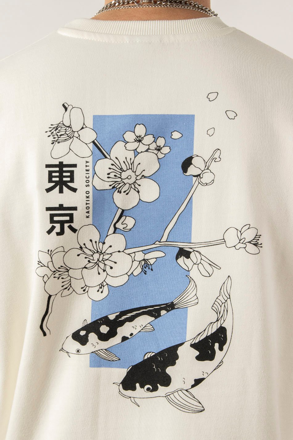 Sweatshirt Koi Ivory