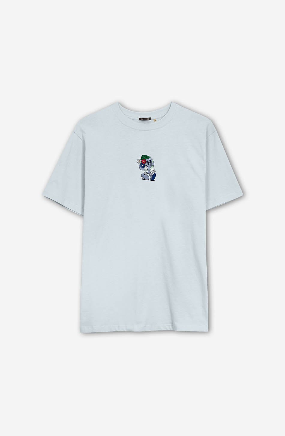 T-Shirt Washed World Blue Baby