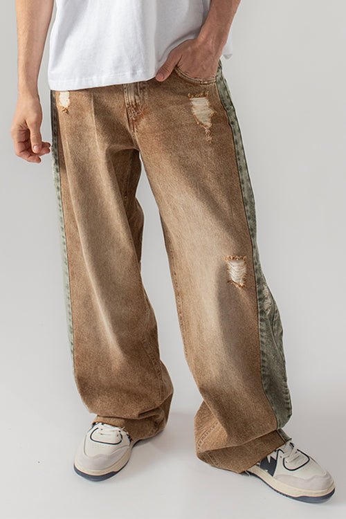 Pantalón Tusa Washed Army/ Brown