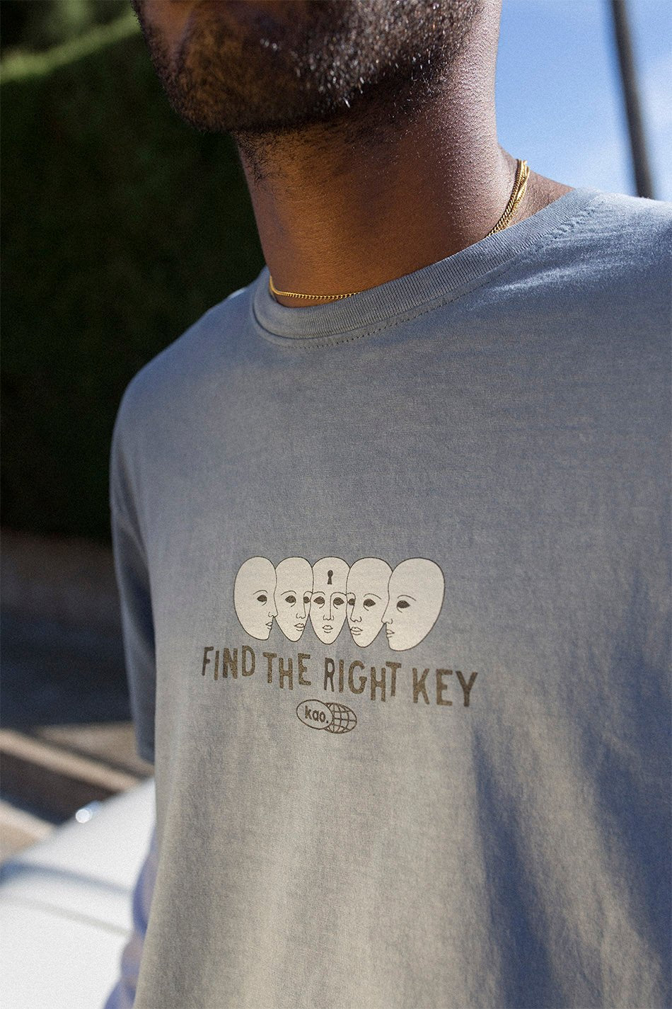 Washed Find The Right Key T-shirt