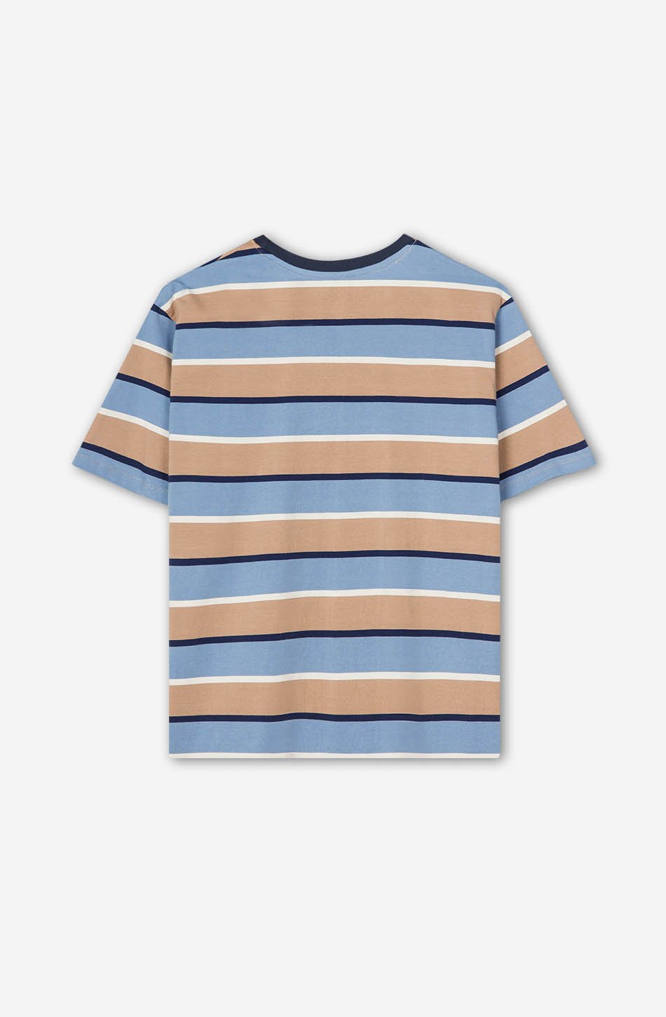 Camiseta Keane Stripes Blue/ Hazelnuts