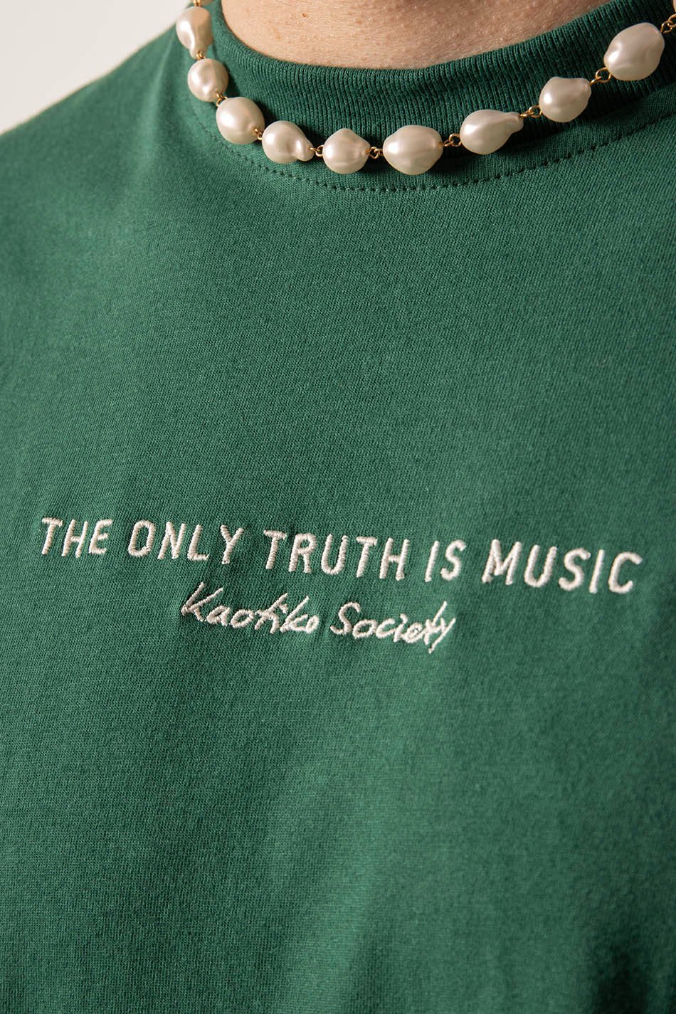 The Only Truth Is Music Green Bottle T-Shirt